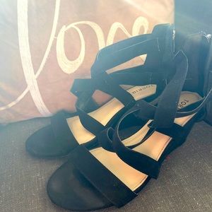 Torrid Black Strap Wedges 10W